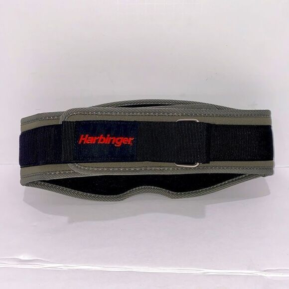 Harbinger 6" Contour FlexFit Weight Lifting Belt Black/Gray/Red Size Medium - Picture 8 of 12